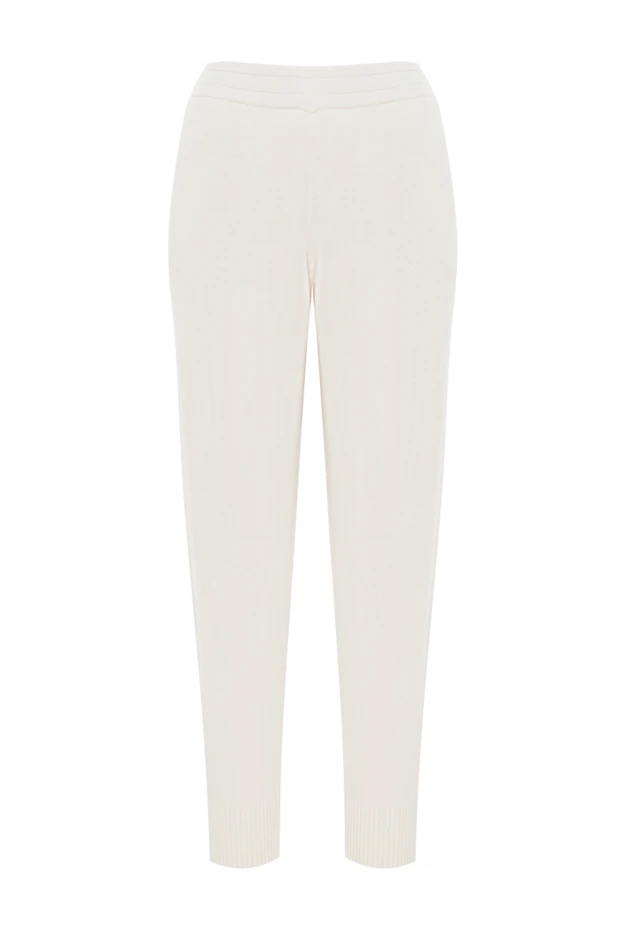 Ақ түсті әйелдерге арналған тоқылған шалбар - фото 1