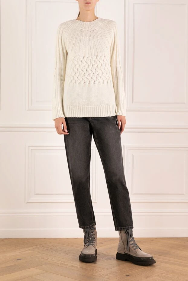 Brunello Cucinelli модель прямого кроя с комфортной посадкой на талии
 180383 - фото 2