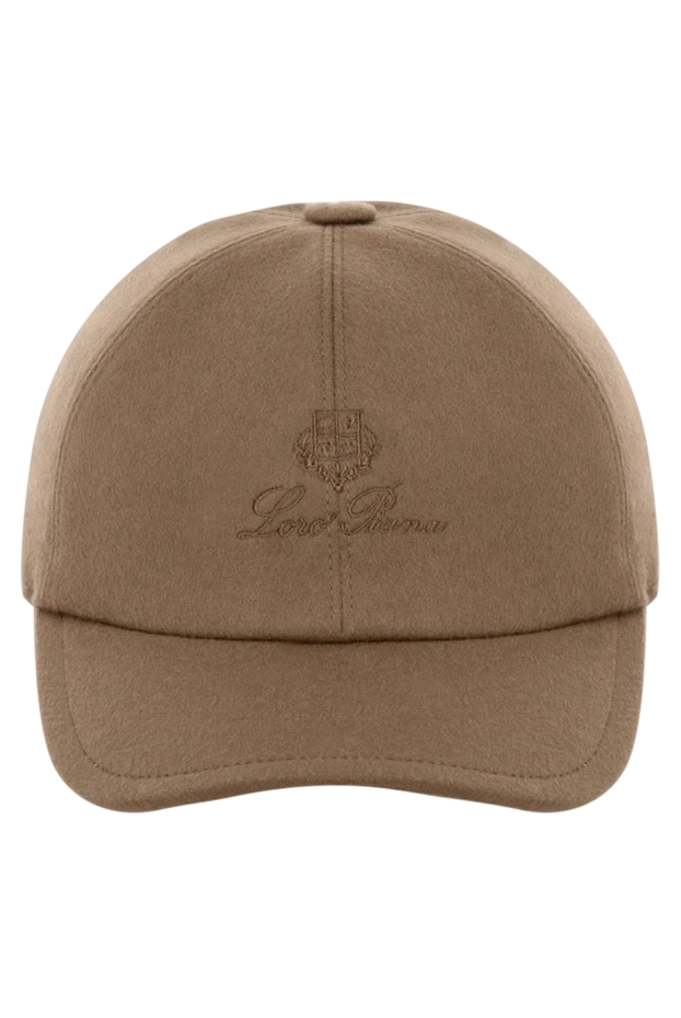 Loro Piana man men's brown cashmere cap купить с ценами и фото 180425 - photo 1