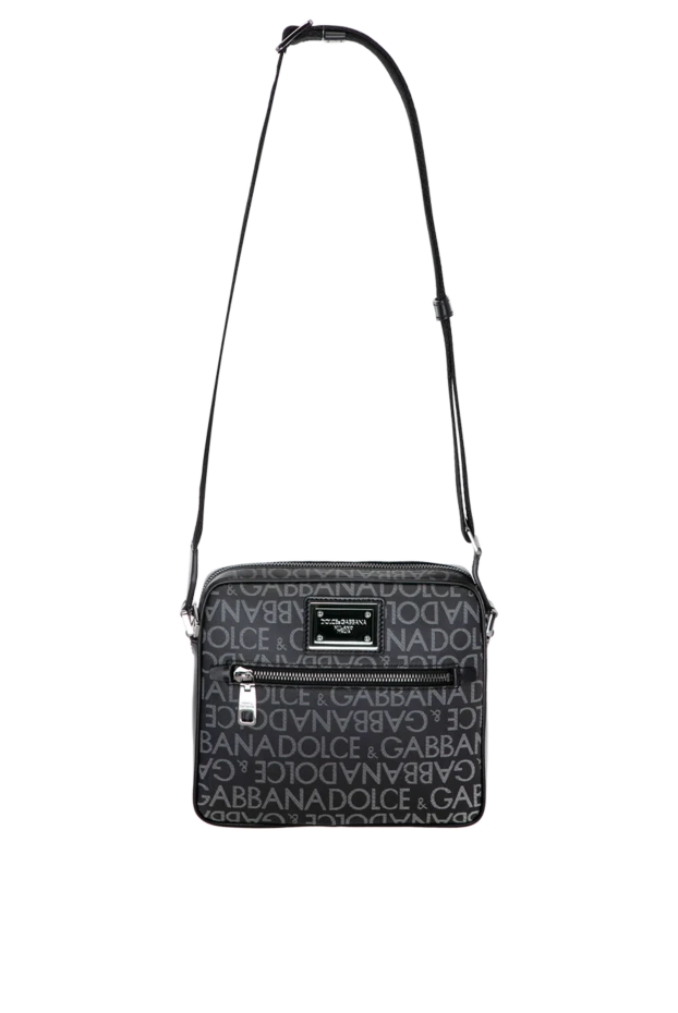 Dolce & Gabbana man men's shoulder bag, black, textile купить с ценами и фото 180441 - photo 1