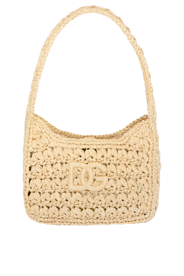 Dolce & Gabbana woman women's beige raffia bag купить с ценами и фото 180444 - photo 1