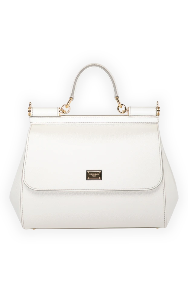 Dolce & Gabbana woman women's white calfskin bag купить с ценами и фото 180450 - photo 1