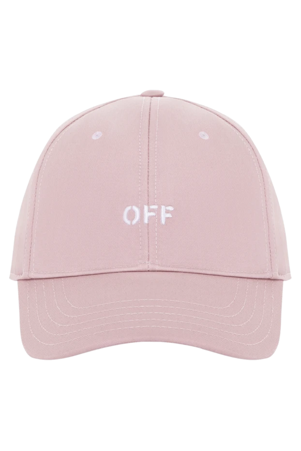 Off-White woman women's pink cotton cap купить с ценами и фото 180542 - photo 1