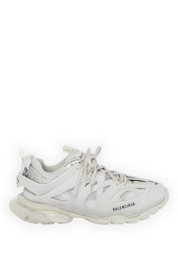 Balenciaga man men's white sneakers made of genuine leather and textile купить с ценами и фото 180558 - photo 1