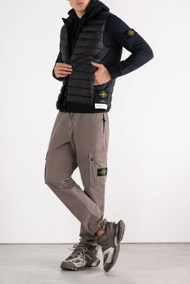 Stone Island man waistcoat купить с ценами и фото 180580 - photo 2