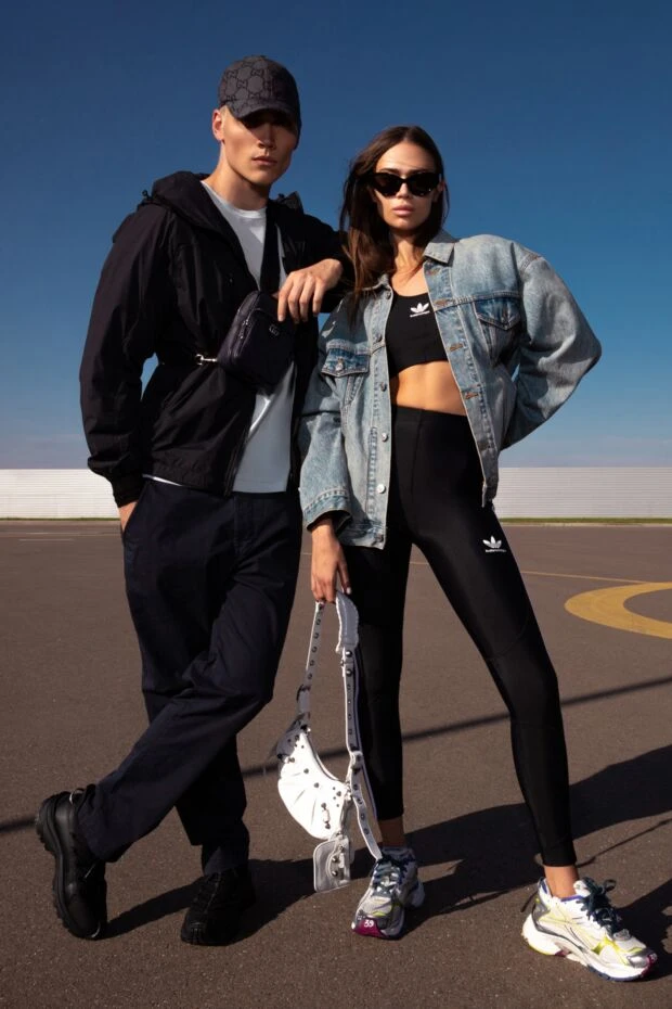 Balenciaga куртка джинсовая женская из хлопка 180614 - фото 3