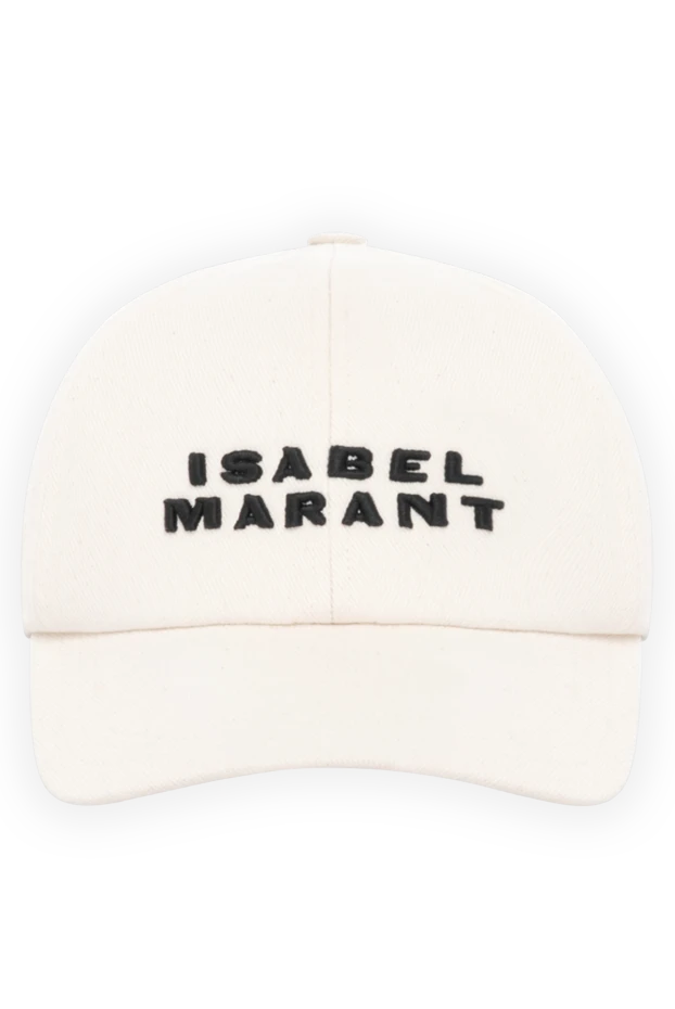 Isabel Marant woman women's beige cotton cap купить с ценами и фото 180630 - photo 1