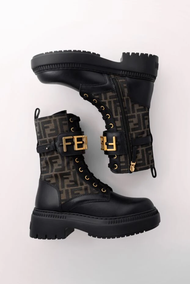 Fendi wmns fendigraphy қоңыр әйелдер етігі 180632 - фото 3