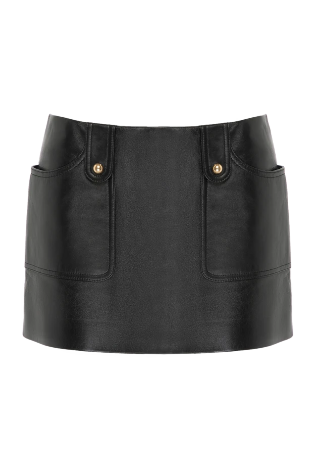 Celine woman leather skirt купить с ценами и фото 180654 - photo 1