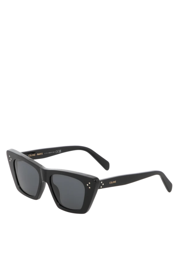 Celine woman black plastic sunglasses 180657 - photo 3