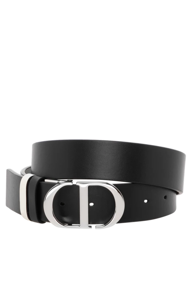 Dior woman women's black belt made of genuine leather купить с ценами и фото 180795 - photo 1