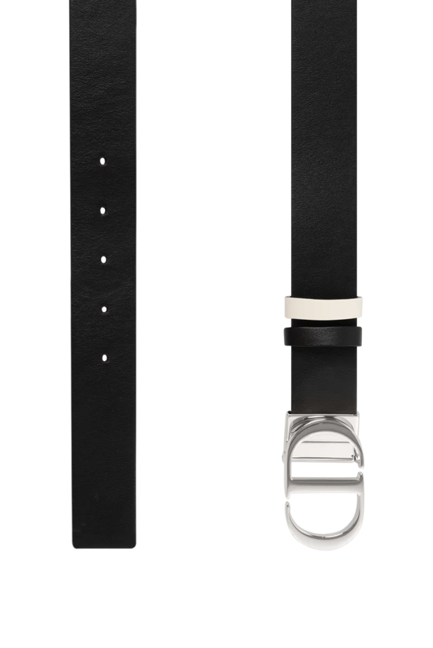 Dior двусторонний женский ремень из гладкой кожи с металлической пряжкой cd
 180795 - фото 3