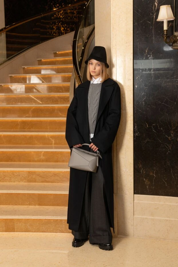 Prada ботинки женские нейлоновые на высоком каблуке черные 180802 - фото 2