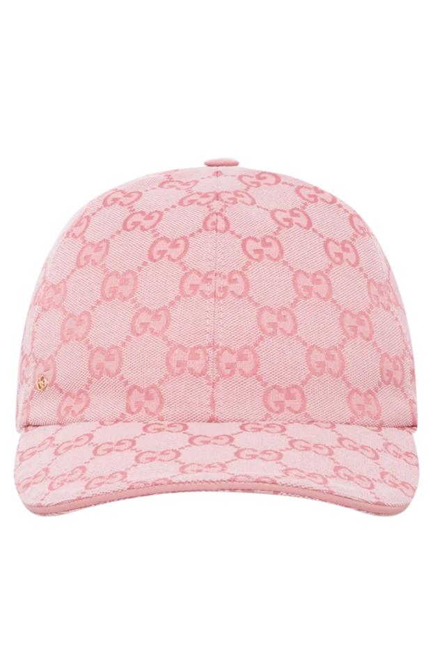 Gucci woman women's pink cotton cap купить с ценами и фото 180821 - photo 1