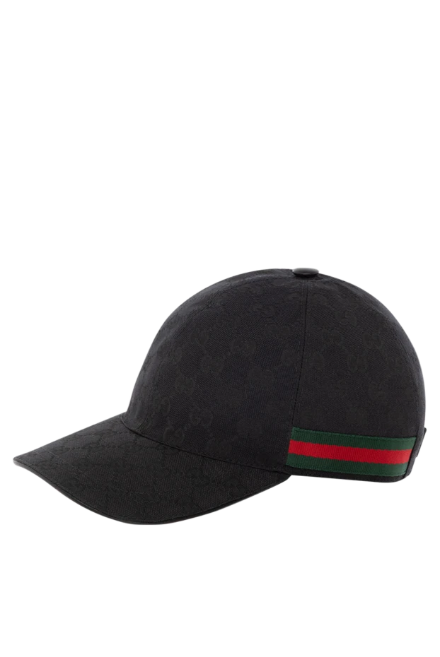 Gucci black baseball cap with an embossed gg pattern and accent tape
 180824 - photo 3
