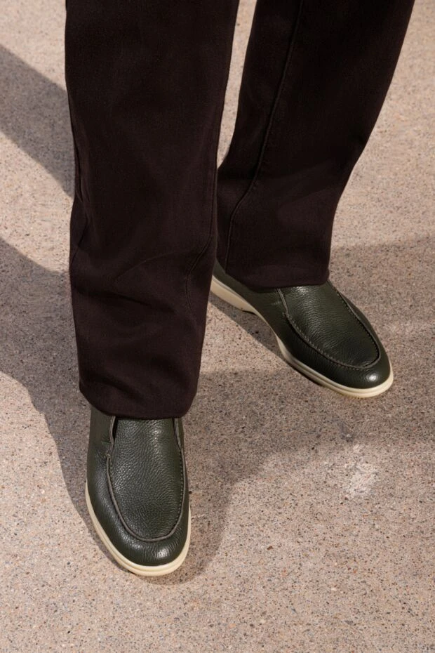 Scissor Scriptor джинсы мужские коричневые с хлопковым логотипом. 180893 - фото 2