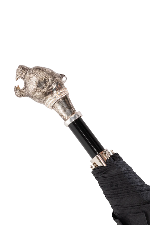 Pasotti жиналмалы қолшатыр көне пантера қара ерлерге арналған 180904 - фото 3