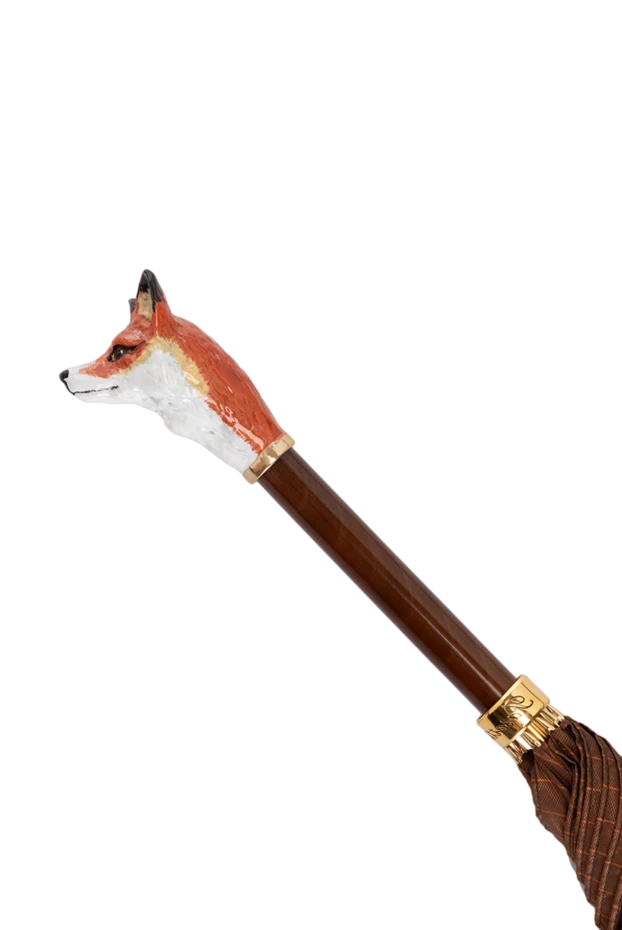 Pasotti fox umbrella with cover brown for men 180910 - photo 3