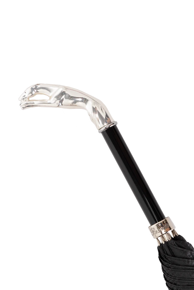 Pasotti men's umbrella silver jaguar black 180951 - photo 3