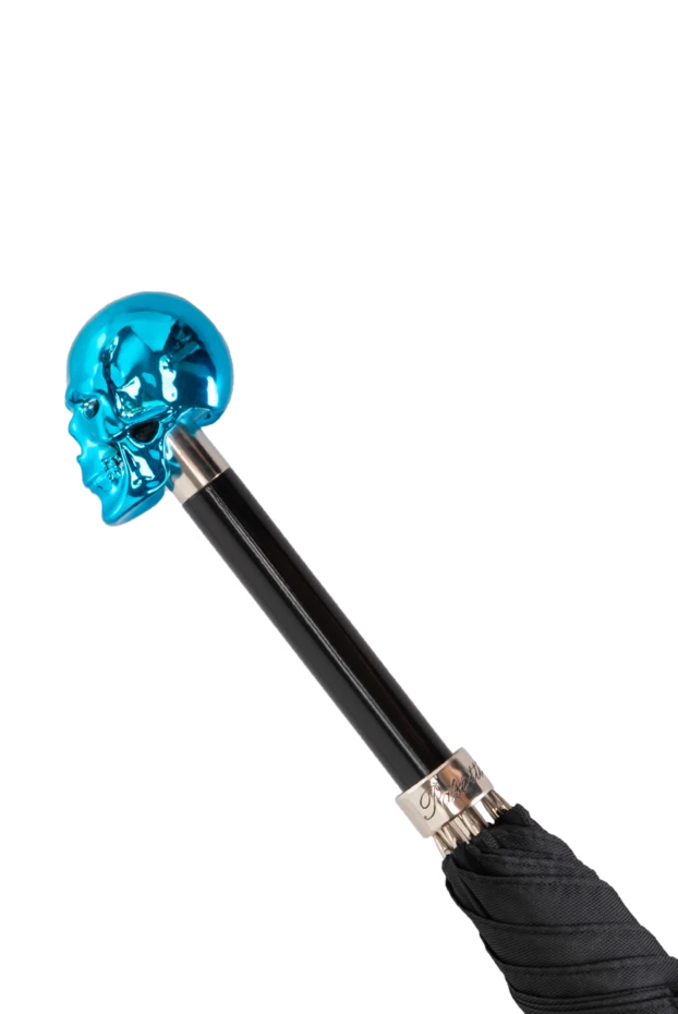 Pasotti men's umbrella blue skull black 180952 - photo 3