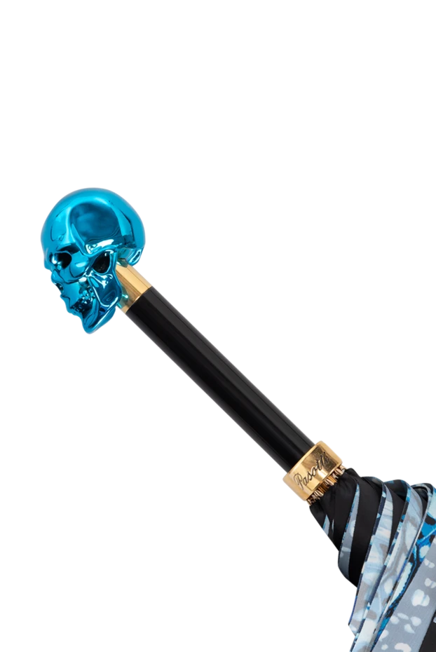Pasotti women's umbrella blue skull black 180978 - photo 3