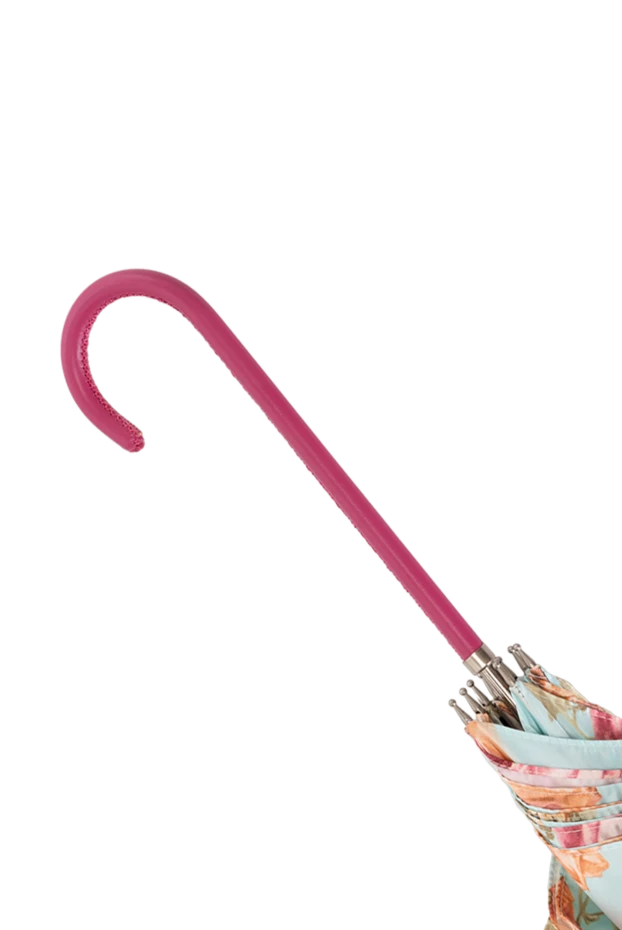 Pasotti women's umbrella blue with pink handle 180989 - photo 3