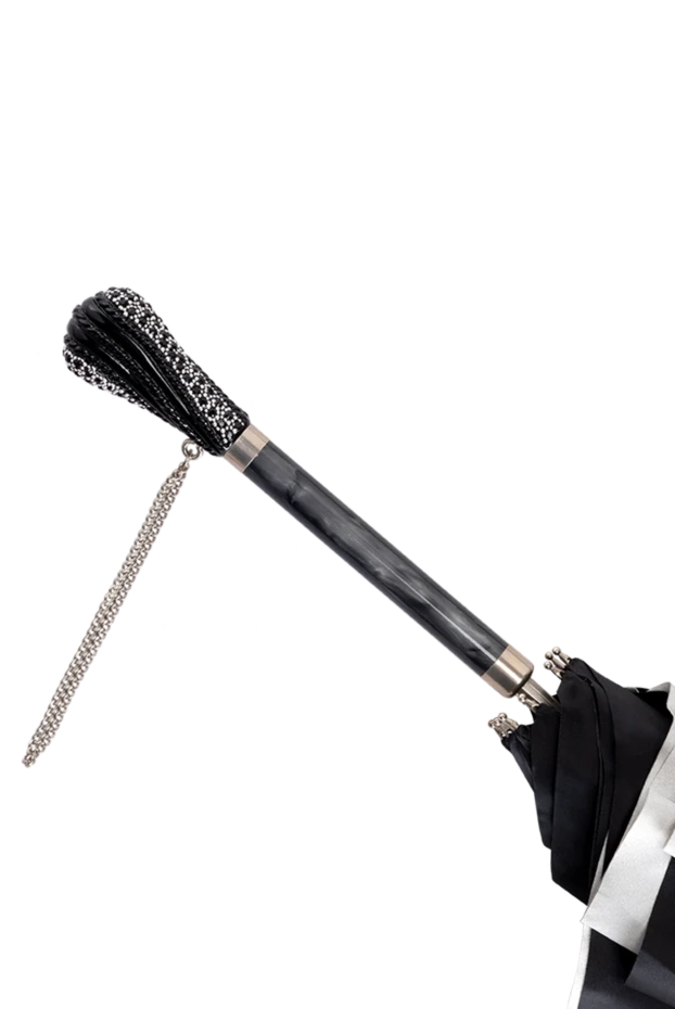 Pasotti women's umbrella in swarovski crystals black 180994 - photo 3