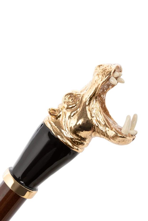 Pasotti рожок для обуви золотой бегемот черный 181015 - фото 3