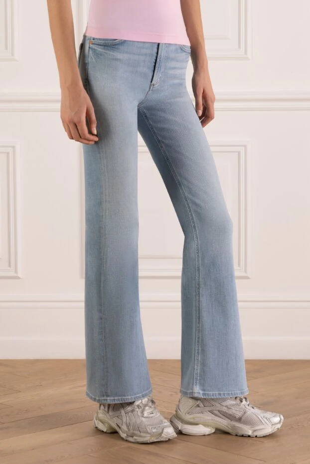 Citizens of Humanity woman women's blue wide-leg jeans made of cotton and lyocell 181083 - photo 3