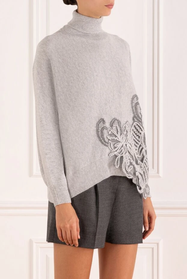 D.Exterior әйелдерге арналған кестелі сұр гольф 181089 - фото 3