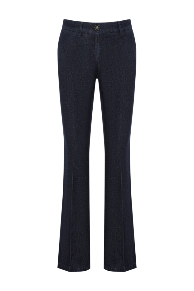 Қара көк түстегі әйелдердің жалаңаш джинсы - фото 1