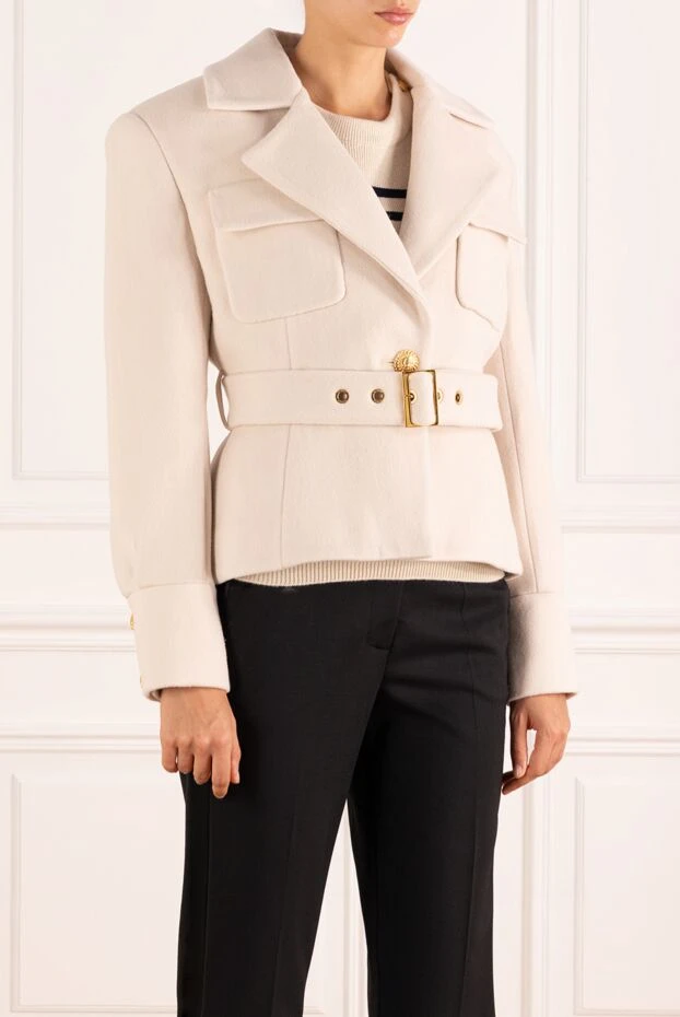 Balmain woman coat, trench купить с ценами и фото 181132 - photo 2