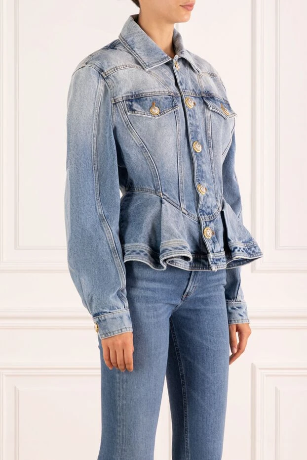 Balmain woman jean jacket купить с ценами и фото 181136 - photo 2