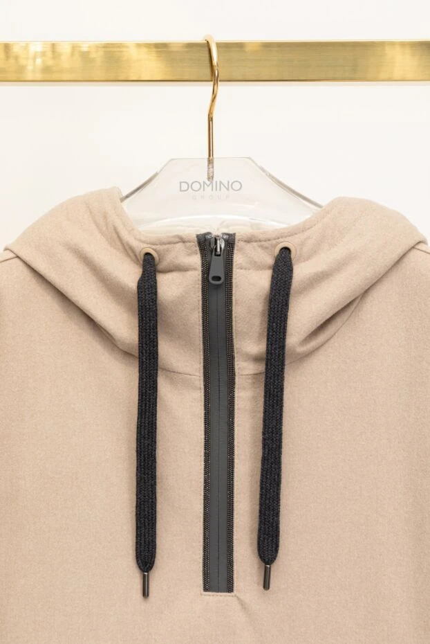 Brunello Cucinelli лыжный костюм из шерстяной фланели бежевый 181171 - фото 2