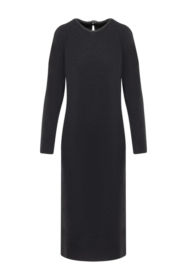 Кашемирден тоқылған сұр көйлек - фото 1