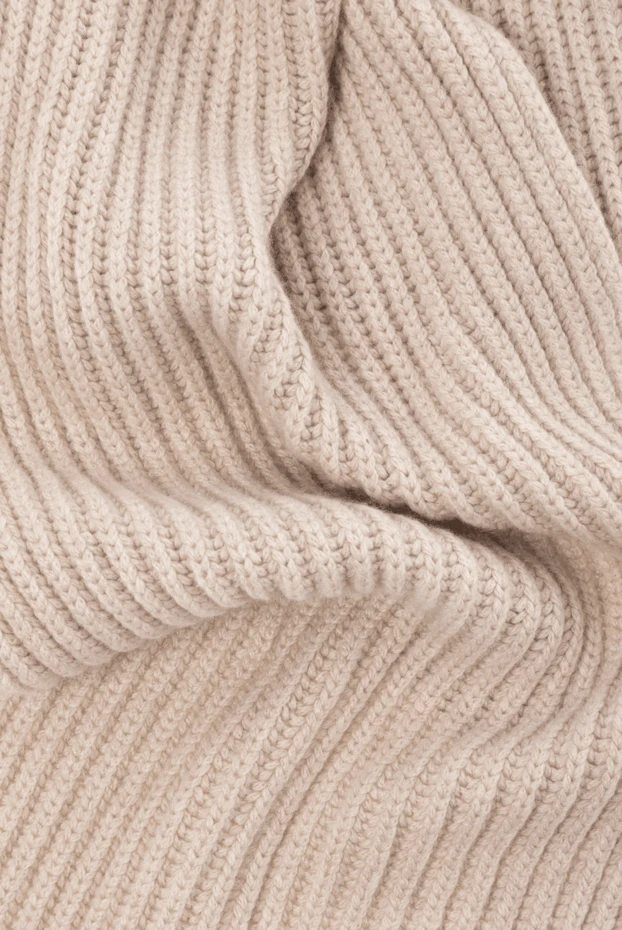 Brunello Cucinelli women's beige cashmere scarf 181222 - photo 3