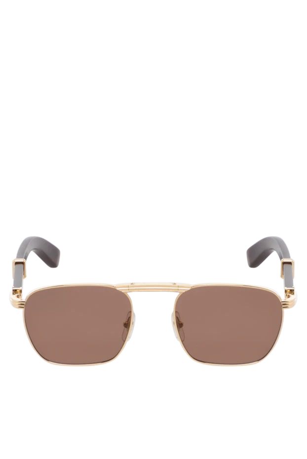 Men's sunglasses yellow made of titanium - photo 1