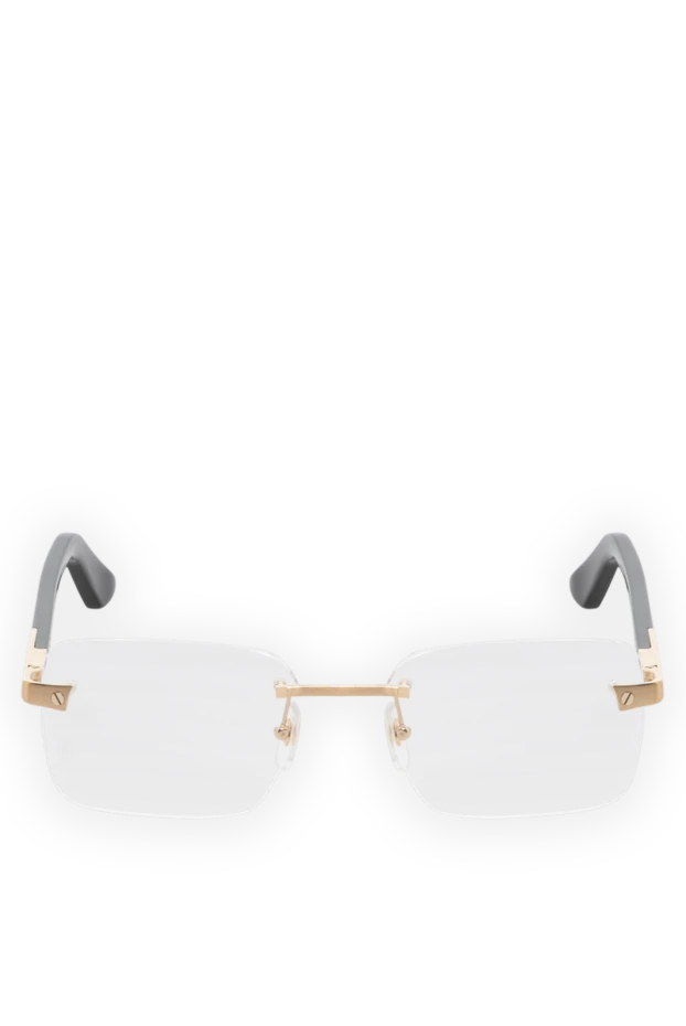 Men's glasses without frames yellow - photo 1