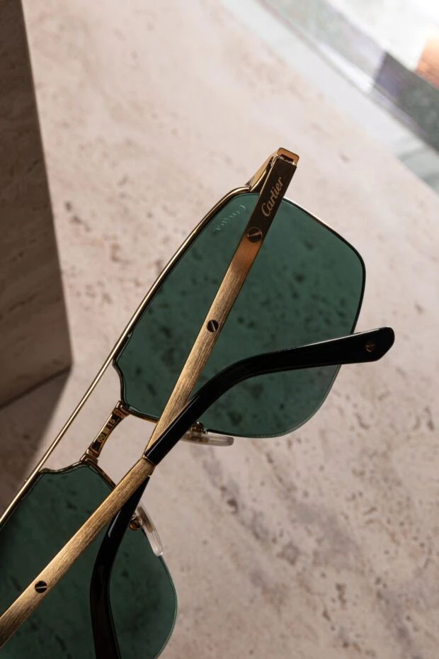 Очки для защиты от солнца с прямоугольными линзами и винтами в стиле Santos
 - фото 2