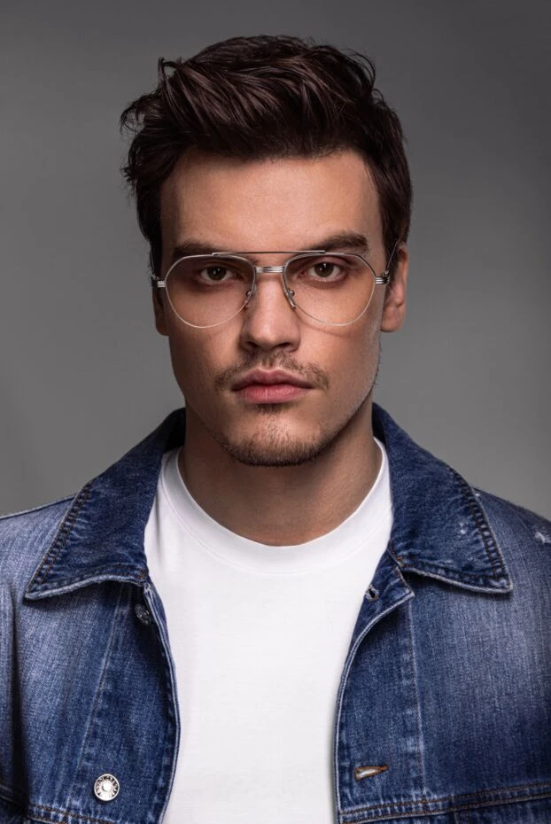 Титаннан жасалған ерлерге арналған авиатор көзілдірігі - фото 2