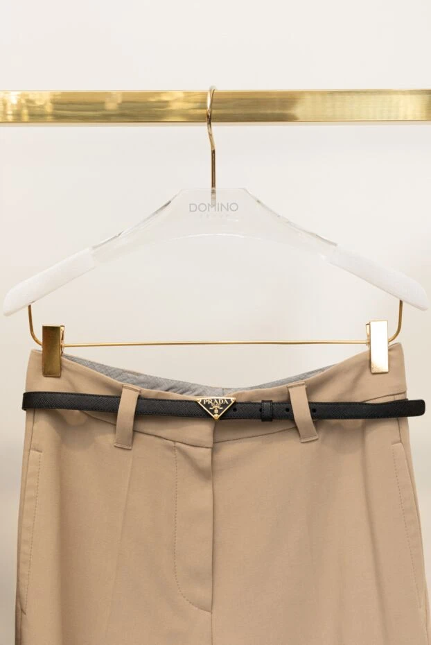 Brunello Cucinelli women's double-breasted beige suit with trousers 181277 - photo 2