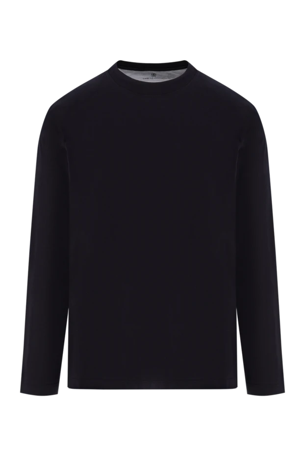 Мақтадан жасалған джерси Круф-мойын көгілдір ерлер көйлек - фото 1