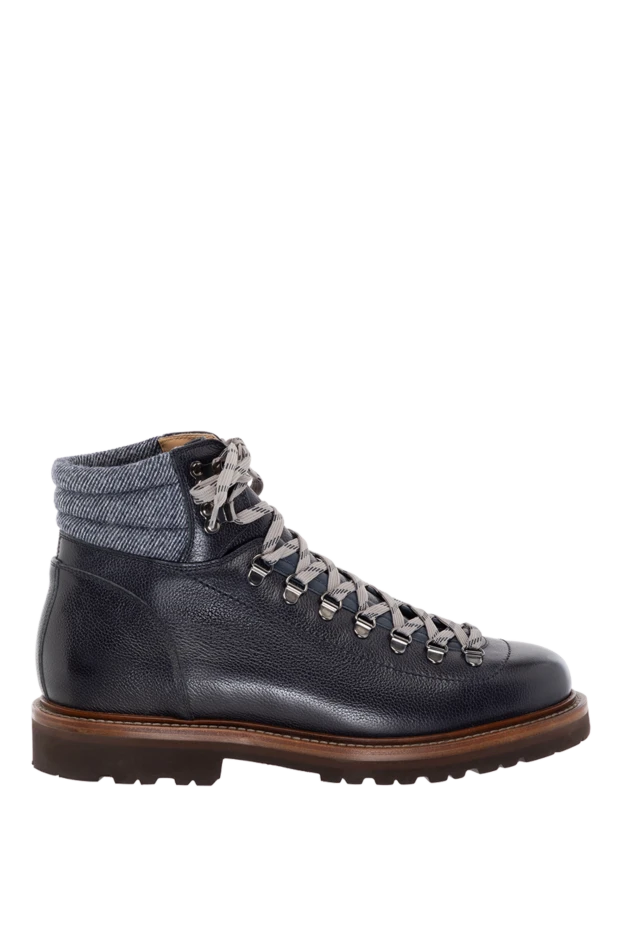 Ботинки мужские на рельефной подошве - фото 1