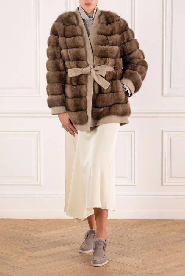 Fabio Gavazzi woman sheepskin coat, fur coat купить с ценами и фото 184645 - photo 2