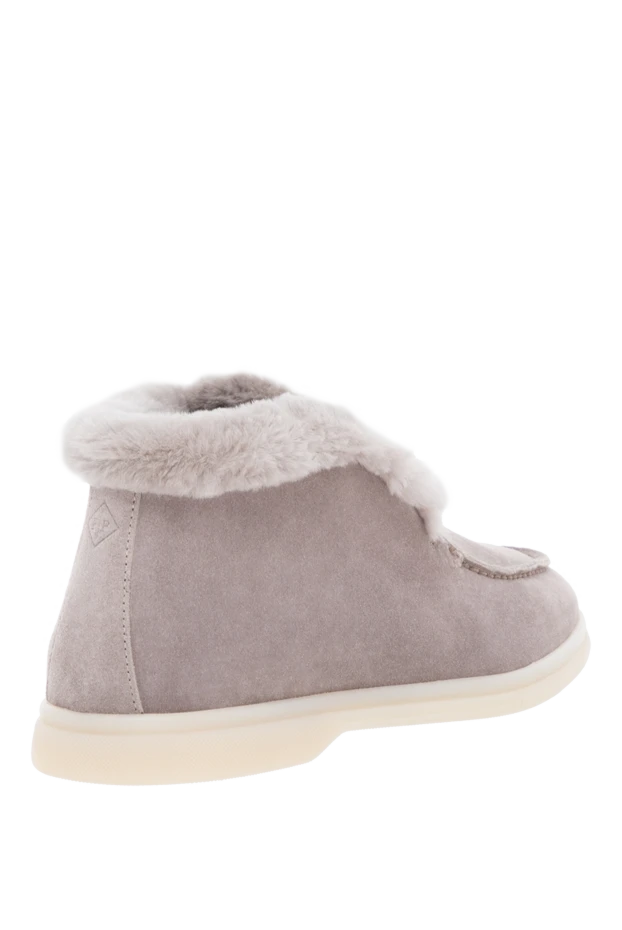 Fleur de Paris жұмсақ түкті және жеңіл табаны бар әйелдерге арналған биік лоферлер 184697 - фото 3