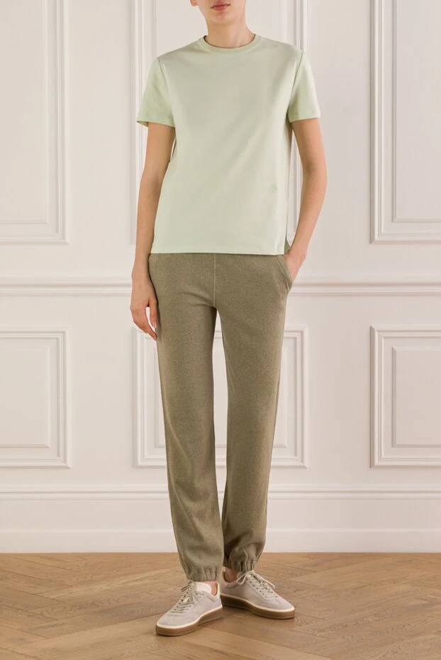 Loro Piana брюки мужские серые на кулике 185032 - фото 2