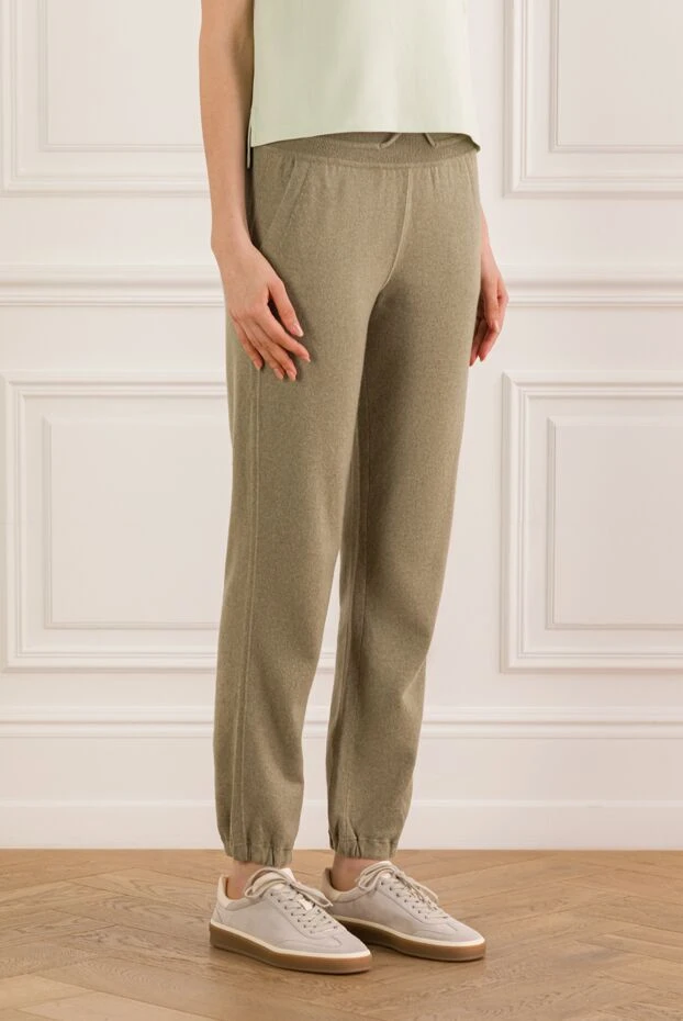 Loro Piana брюки мужские серые на кулике 185032 - фото 3