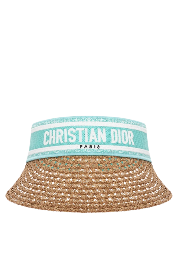 Dior woman women's d-ocean visor with embroidery 185038 - photo 1