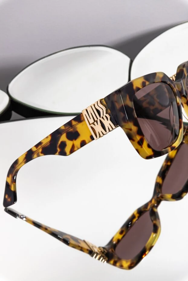 Miss Dior tortoise pattern square sunglasses brown - photo 2