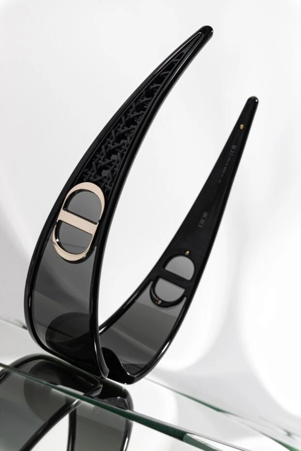 Солнцезащитные очки-маска VeryDior черного цвета в виде солнцезащитных очков - фото 2